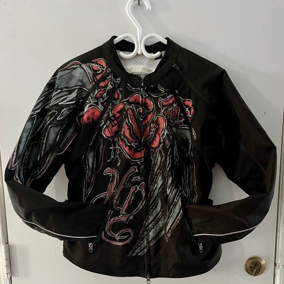 Harley Davidson Rose Textile Jacket - Picture 1 of 11